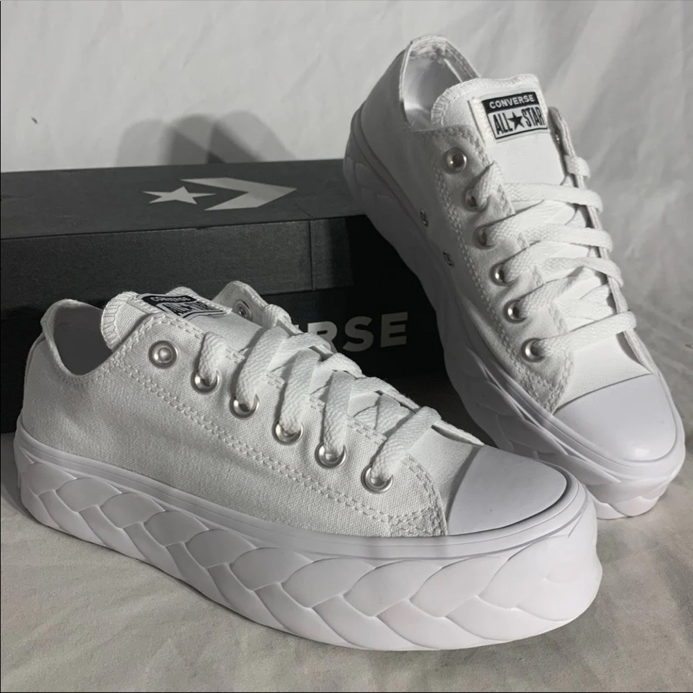 Converse CTAS Lift Cable OX Platform Sneakers - Picture 2 of 7